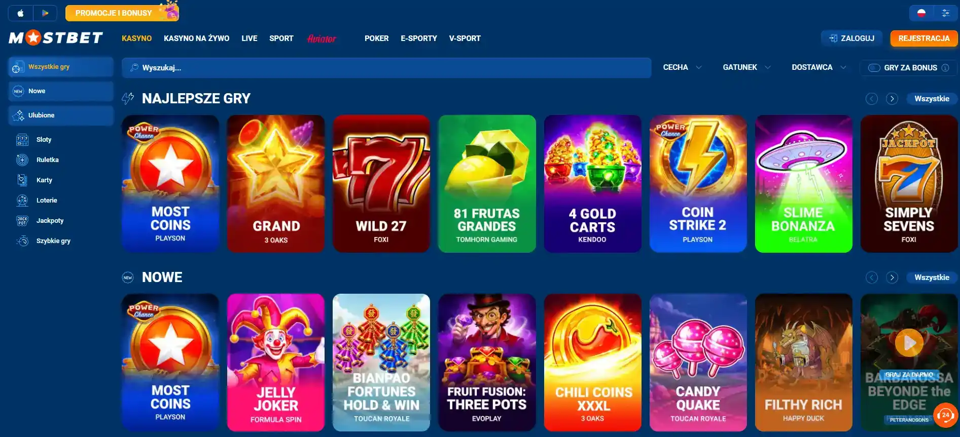 mostbet polska